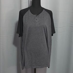 Old Navy short sleeved color 3 button T-shirt.